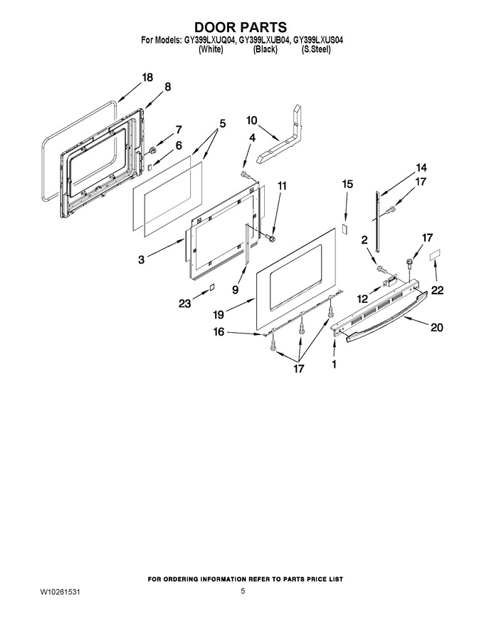 Diagram for GY399LXUB04