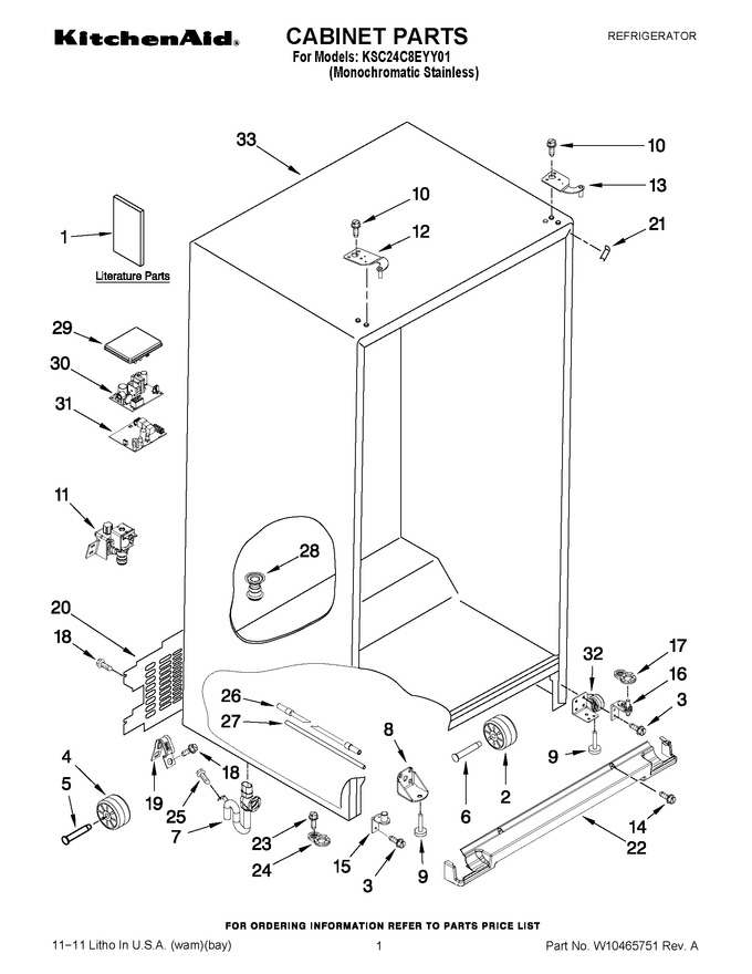 Diagram for KSC24C8EYY01
