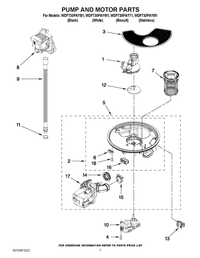 Diagram for WDF730PAYM1