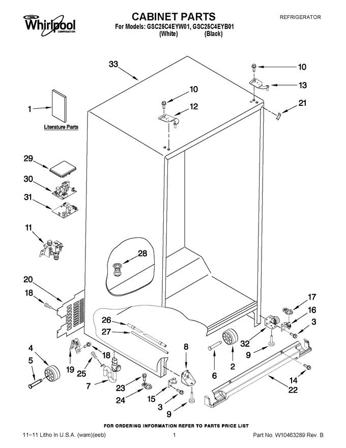 Diagram for GSC25C4EYB01