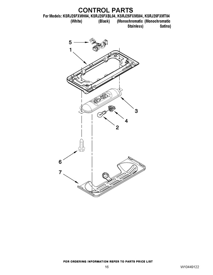 Diagram for KSRJ25FXWH04