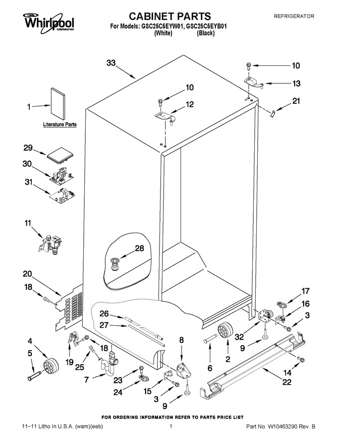 Diagram for GSC25C5EYB01
