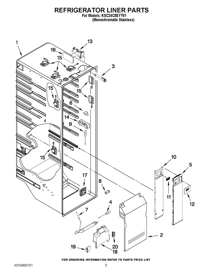 Diagram for KSC24C8EYY01