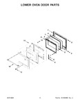Diagram for 05 - Lower Oven Door Parts