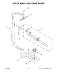 Diagram for 06 - Upper Wash And Rinse Parts