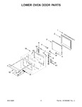 Diagram for 05 - Lower Oven Door Parts