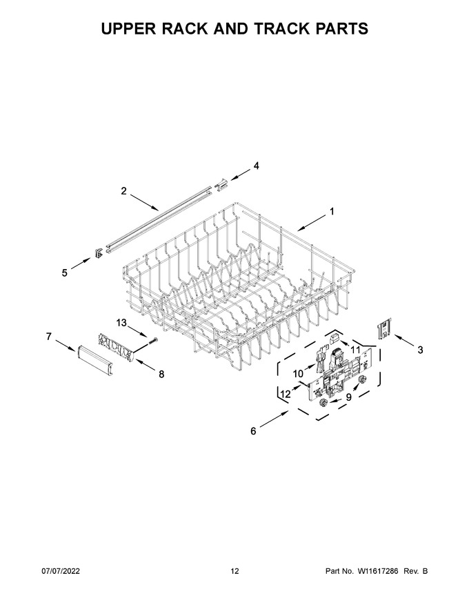 Diagram for KDTE204KWH1