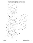Diagram for 04 - Refrigerator Shelf Parts