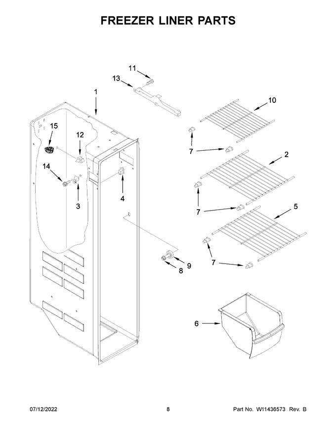 Diagram for WRS335SDHW02