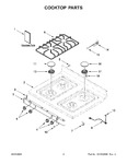 Diagram for 02 - Cooktop Parts