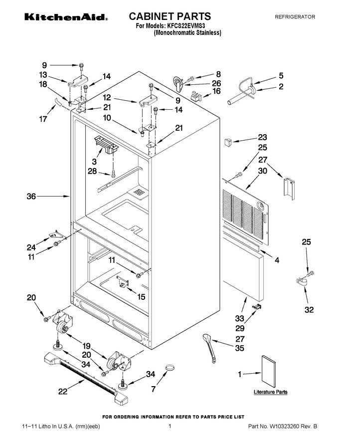 Diagram for KFCS22EVMS3