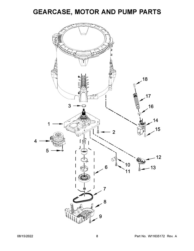 Diagram for WTW5100HW3