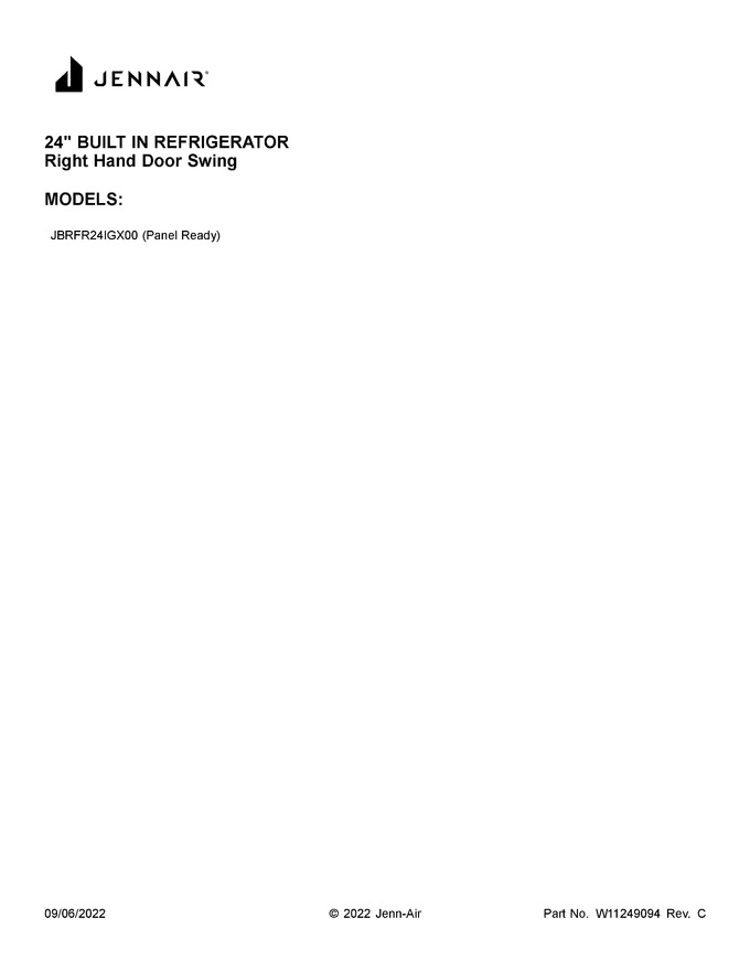 Diagram for JBRFR24IGX00