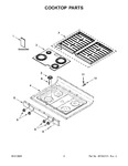 Diagram for 02 - Cooktop Parts