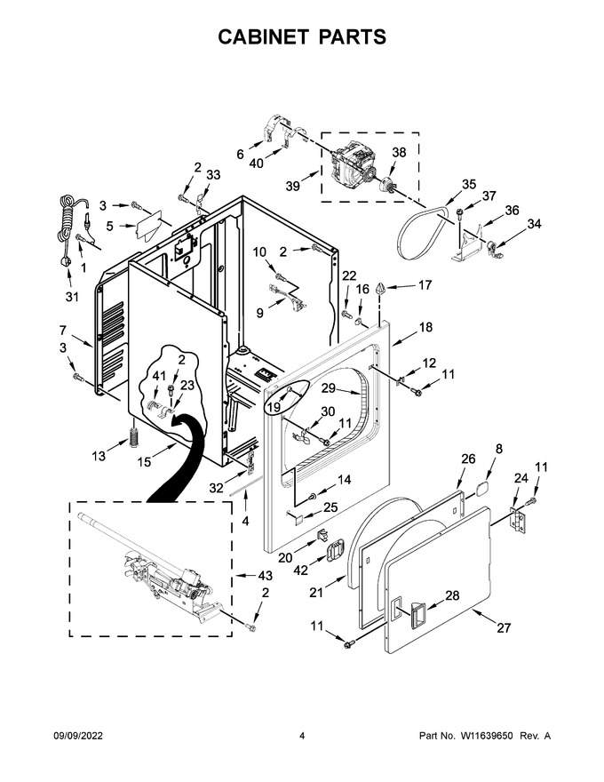 Diagram for WGD4815EW4