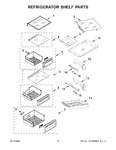 Diagram for 06 - Refrigerator Shelf Parts