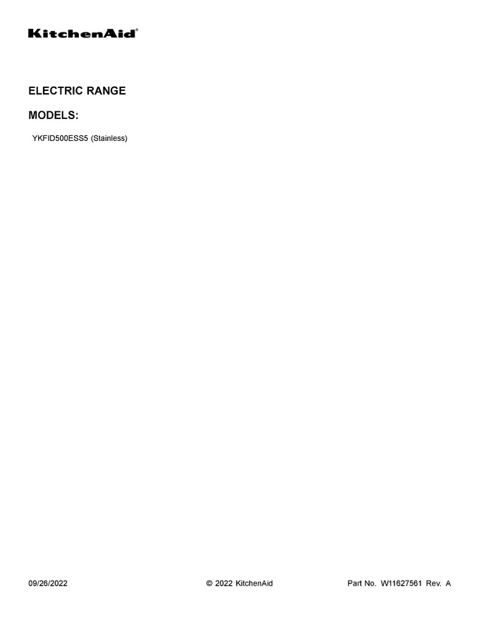 Diagram for YKFID500ESS5