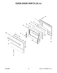 Diagram for 08 - Oven Door Parts (30 In)