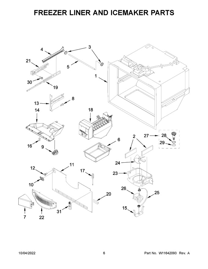 Diagram for WRF540CWHZ08