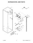 Diagram for 04 - Refrigerator Liner Parts