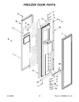 Diagram for 10 - Freezer Door Parts