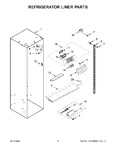 Diagram for 04 - Refrigerator Liner Parts