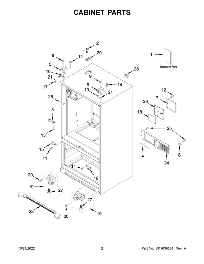 Diagram for WRF550CDHZ08