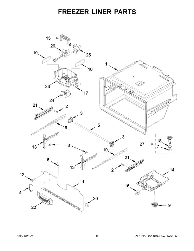 Diagram for WRF550CDHZ08