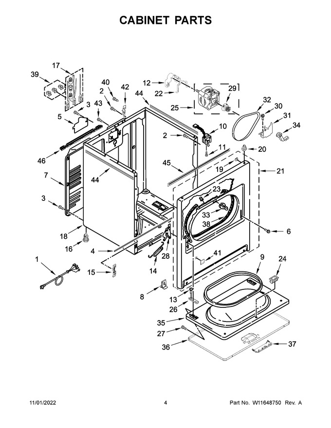 Diagram for WGD5010LW3