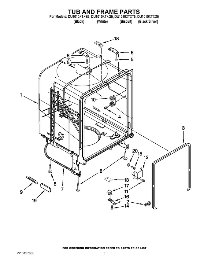 Diagram for DU1010XTXD5