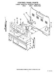 Diagram for 02 - Control Panel Parts