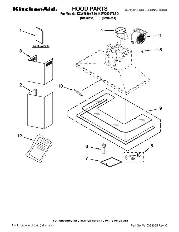 Diagram for KXW2530YSS0