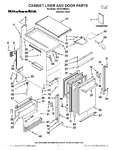 Diagram for 01 - Cabinet Liner And Door Parts