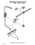 Diagram for 07 - Upper Wash And Rinse Parts