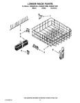 Diagram for 10 - Lower Rack Parts