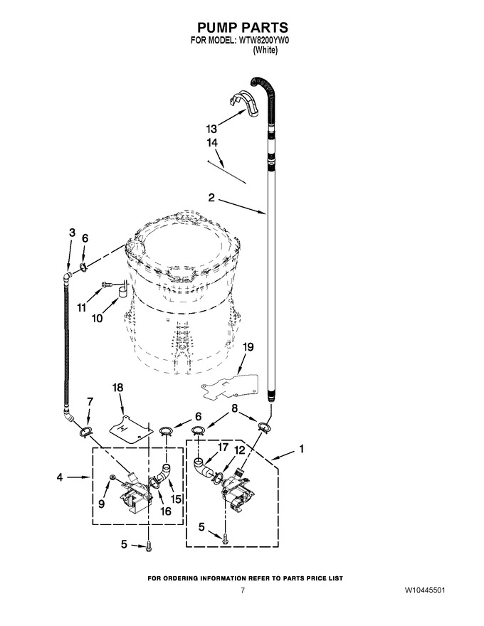 Diagram for WTW8200YW0