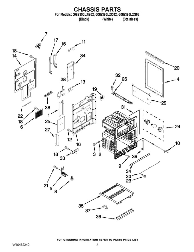 Diagram for GGE390LXS02