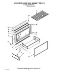 Diagram for 08 - Freezer Door And Basket Parts