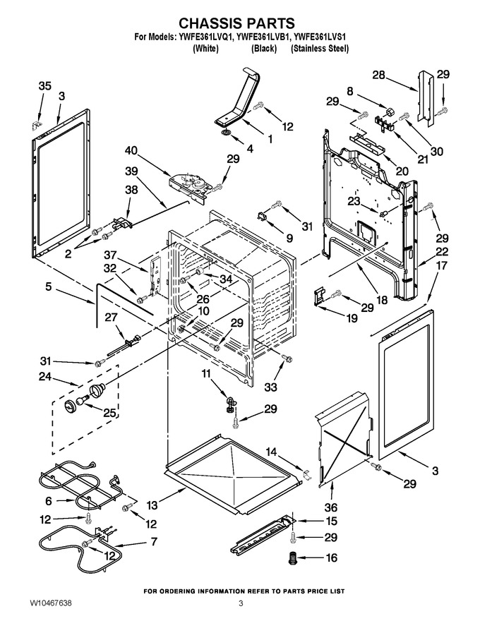 Diagram for YWFE361LVS1