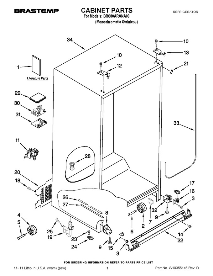Diagram for BRS80ARANA00
