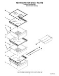 Diagram for 03 - Refrigerator Shelf Parts