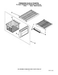 Diagram for 03 - Freezer Shelf Parts