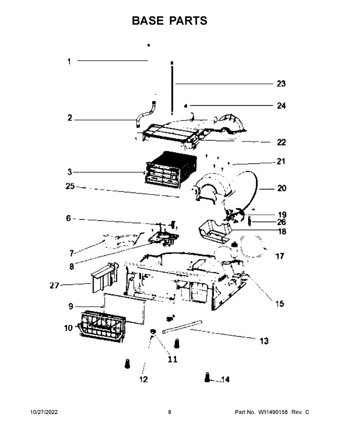 Diagram for WCD3090JW0