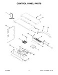 Diagram for 02 - Control Panel Parts
