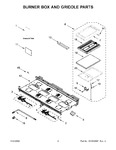 Diagram for 02 - Burner Box And Griddle Parts