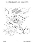 Diagram for 03 - Cooktop, Burner, And Grill Parts