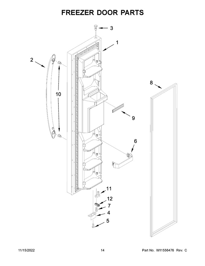 Diagram for WRS335SDHW06
