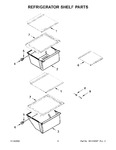 Diagram for 04 - Refrigerator Shelf Parts