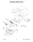 Diagram for 04 - Freezer Liner Parts