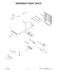 Diagram for 09 - Dispenser Front Parts